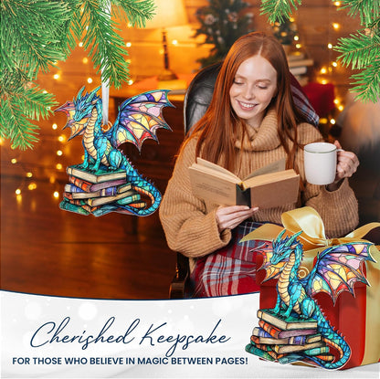 Christmas Book Lovers Gifts for Women Men - Christmas Ornaments 2026