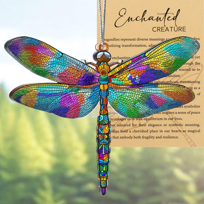 Dragonfly Gifts for Women, Dragonflies Decor Suncatcher Effect Ornament