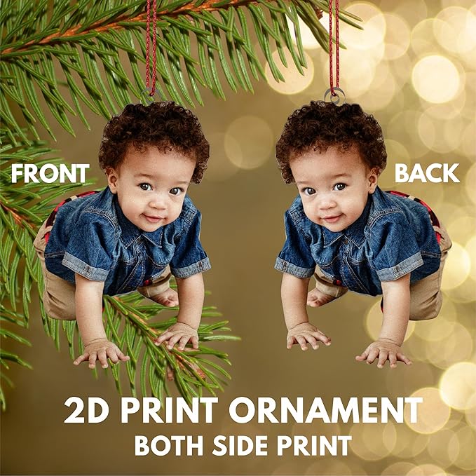 Personalized Ornaments – Personalized Pet, Anime, Family – Durable Home Decor & Gift Idea