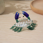Handmade glass crab ornament aquarium tank landscaping glass sculpture home desktop decoration