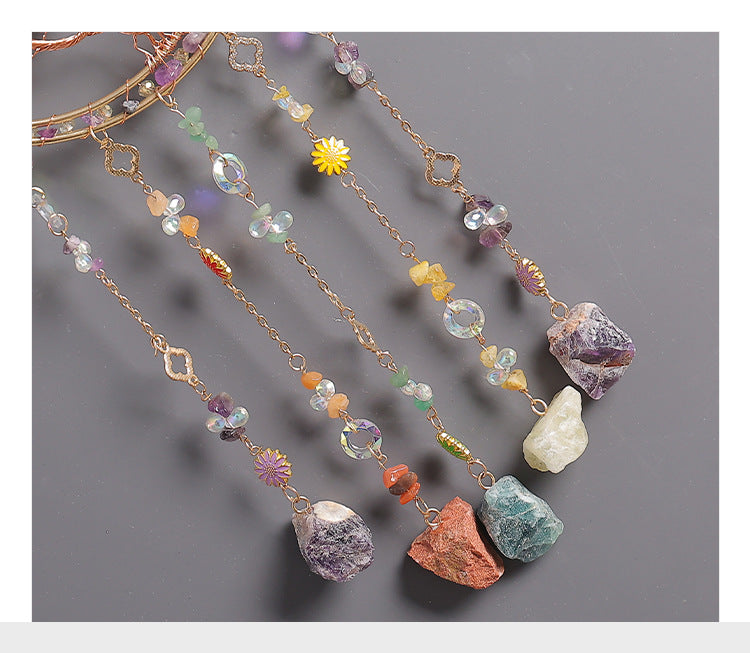 Crystal Pendant - Sunshine Rainbow Dream Catcher