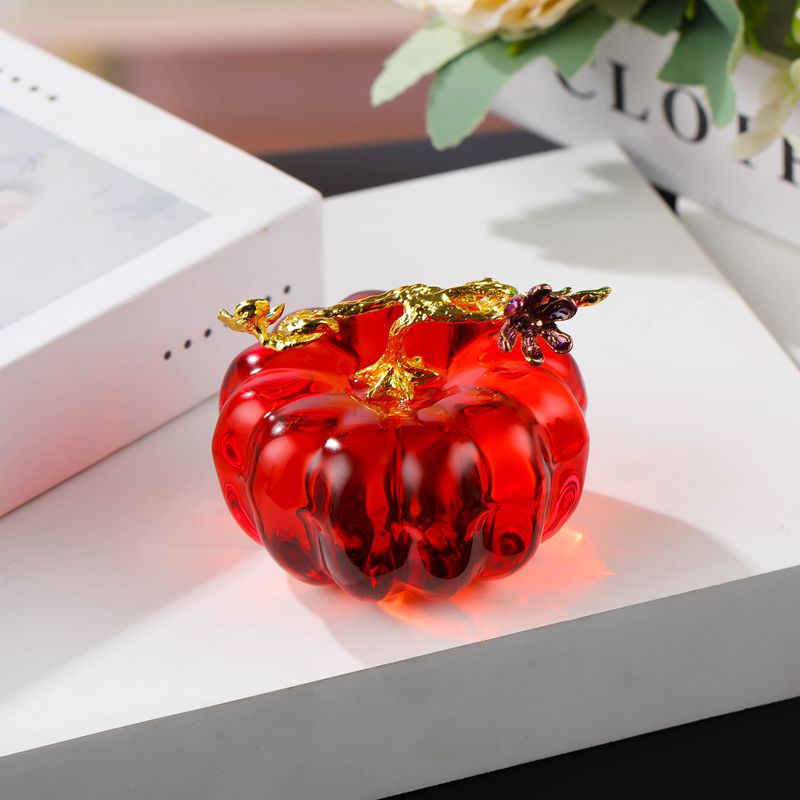 Creative Crystal Pumpkin Decorations