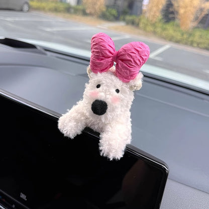 Westie Car Decoration - Cute Dog Doll Ornaments