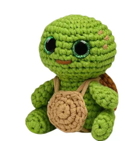 Wool hand-woven small animal doll DIY handmade crochet wool bag material package