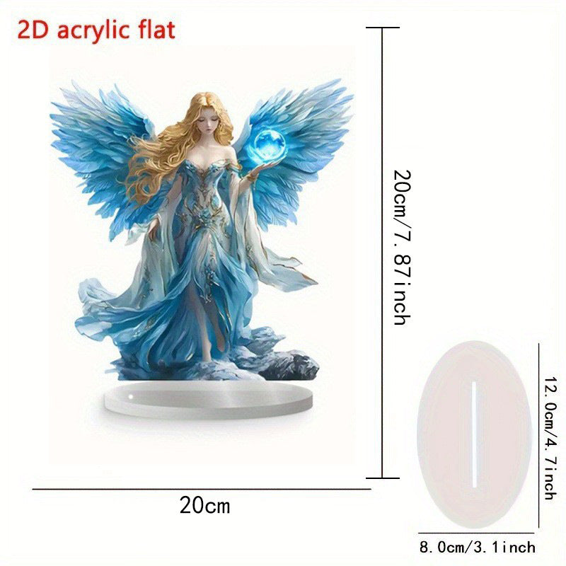 【New】Guardian Angel Statue Acrylic Ornaments 2D