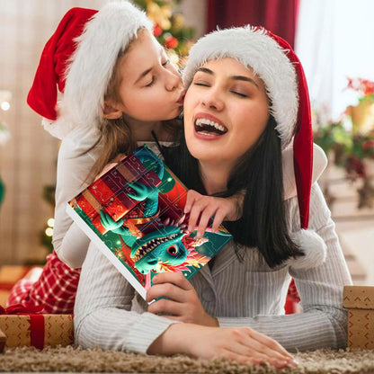 Advent Blind Box: 24 Cute Dragon Baby Acrylic Ornaments for Christmas Decor