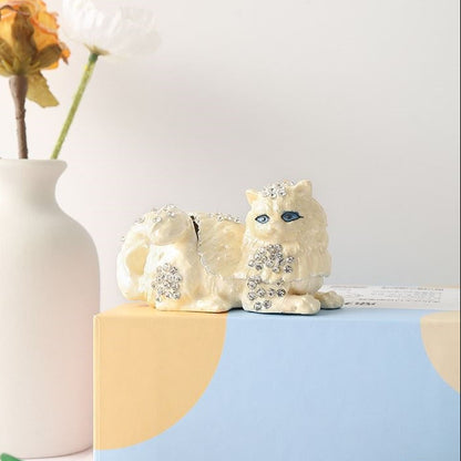 Enamel Jewelry Trinket Box – Creative Metal Gift for Rings & Keepsakes