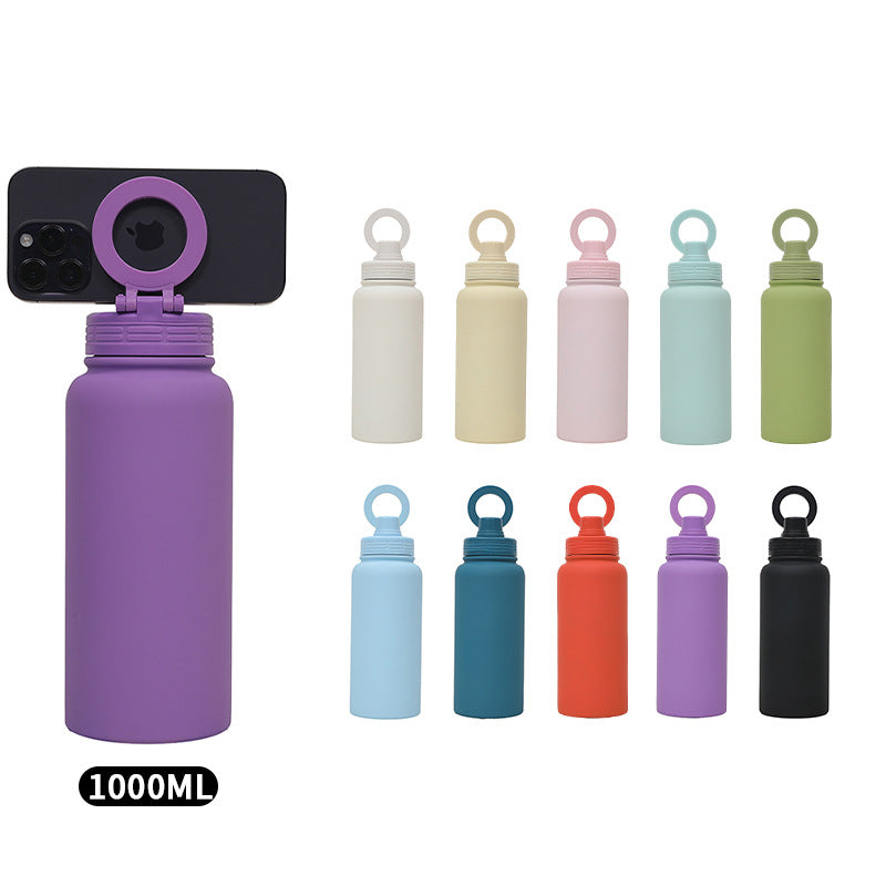 Magnetic 1L Insulated Bottle – Your All-in-One Hydration & Mount Solution for Car, Gym & Office