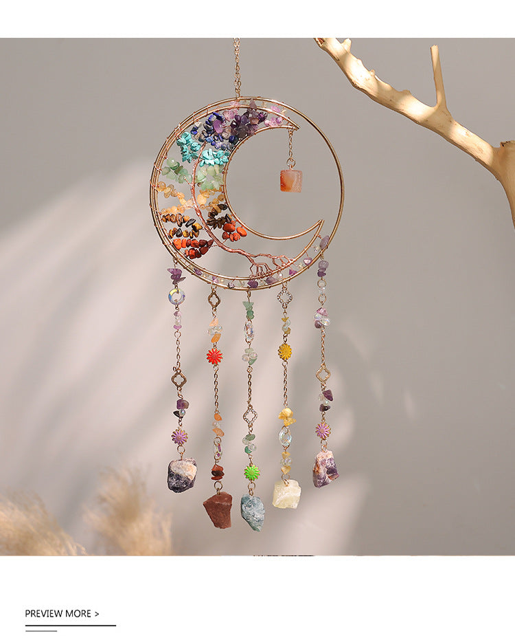 Crystal Pendant - Sunshine Rainbow Dream Catcher