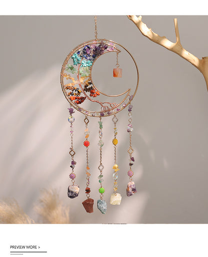 Crystal Pendant - Sunshine Rainbow Dream Catcher