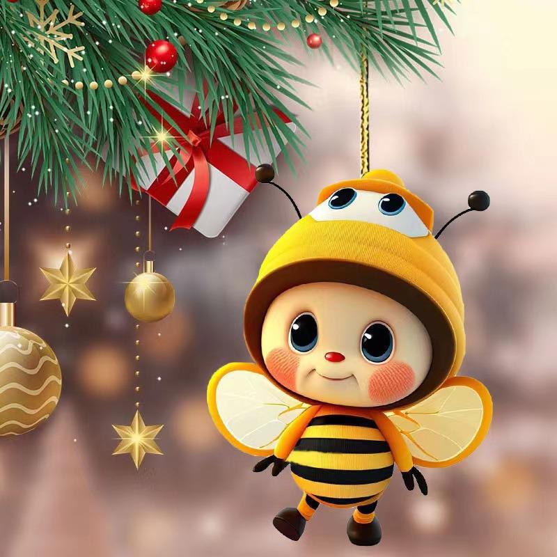 Adorable Bumblebee Car Accessory Set – Cute Dashboard Figurine & Vent Clip Air Freshener, Mini Bee Decor for Dashboard/AC Vent, Essential Oil Diffuser Stone, Fun Gift for Women, Teens, and First-Time Car Owners