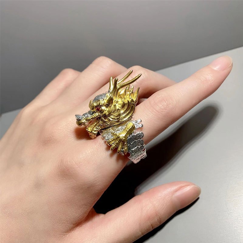 Vintage Golden Dragon - Domineering Fashion Ring
