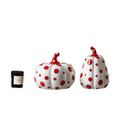 Polka Dot Pumpkin Decor - Vibrant Home Accent for Living Room & Study