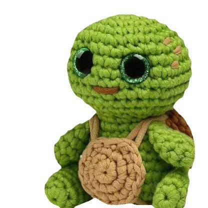 Wool hand-woven small animal doll DIY handmade crochet wool bag material package