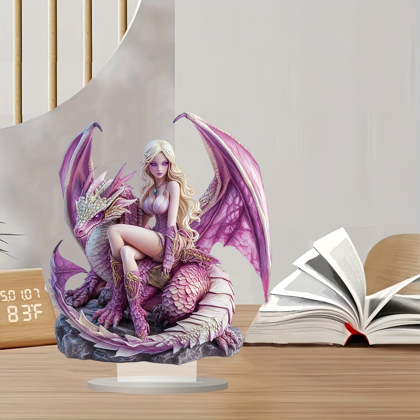 Lila - Fantasy Dragon Acrylic Decor