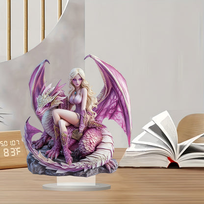 Lila - Fantasy Dragon Acrylic Decor