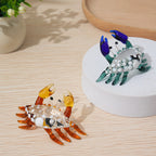Handmade glass crab ornament aquarium tank landscaping glass sculpture home desktop decoration