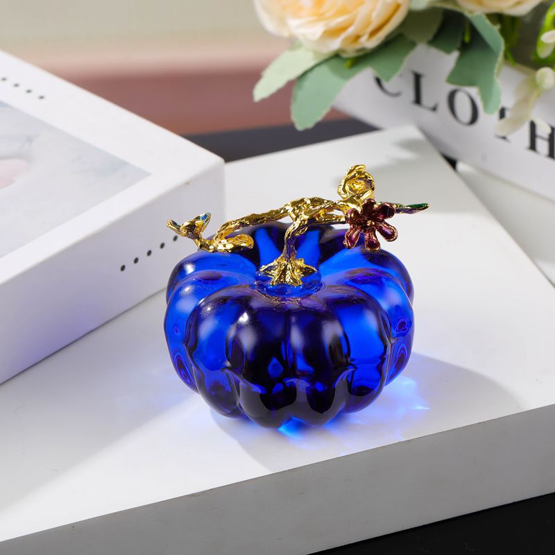 Creative Crystal Pumpkin Decorations