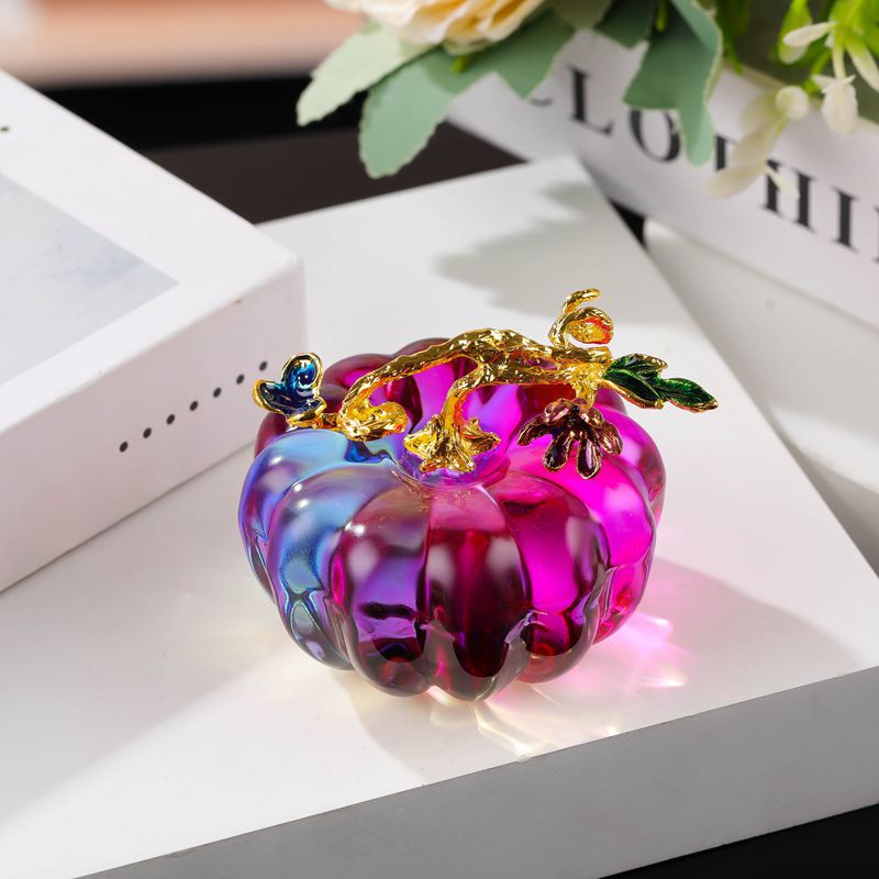 Creative Crystal Pumpkin Decorations