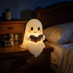Healing Ghost Reading Lamp - Resin Craftsmanship Guards Your Cozy Reading Moments