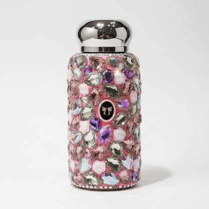Glittering Whisper · Crystal-Studded Insulated Tumbler