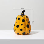 Polka Dot Pumpkin Decor - Vibrant Home Accent for Living Room & Study