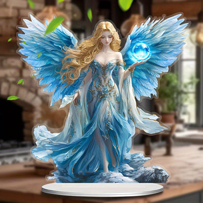 【New】Guardian Angel Statue Acrylic Ornaments 2D