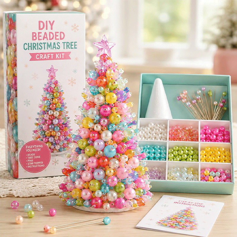 DIY Beaded Holiday Craft Kit – Christmas & Halloween Designs