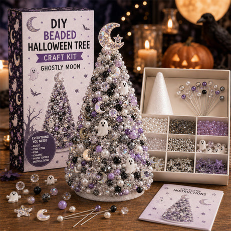 DIY Beaded Holiday Craft Kit – Christmas & Halloween Designs