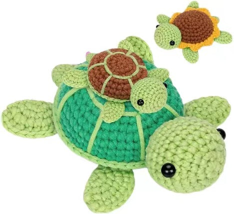 Wool hand-woven small animal doll DIY handmade crochet wool bag material package