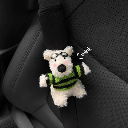 Westie Car Decoration - Cute Dog Doll Ornaments