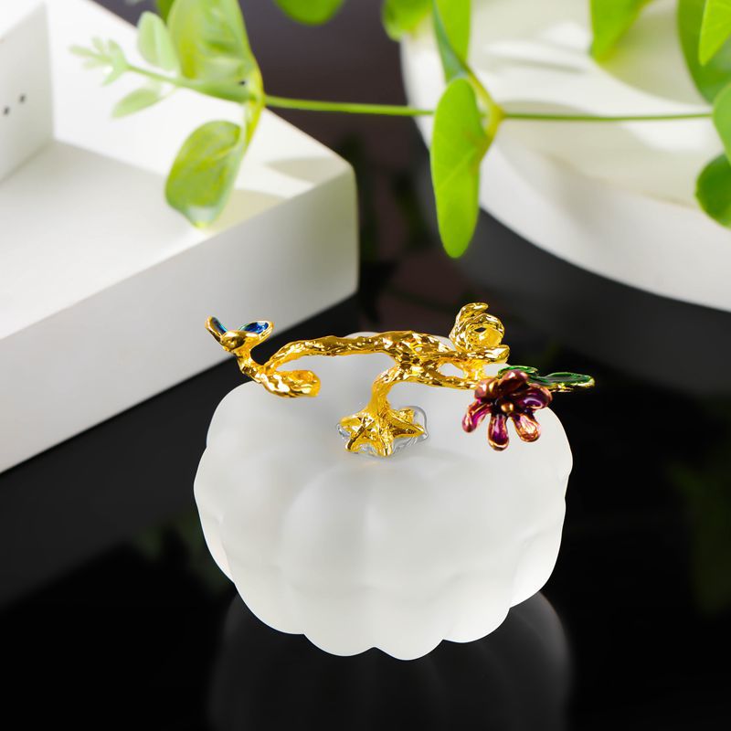 Creative Crystal Pumpkin Decorations