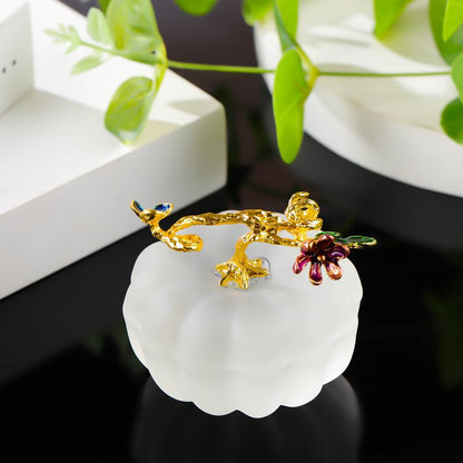 Creative Crystal Pumpkin Decorations