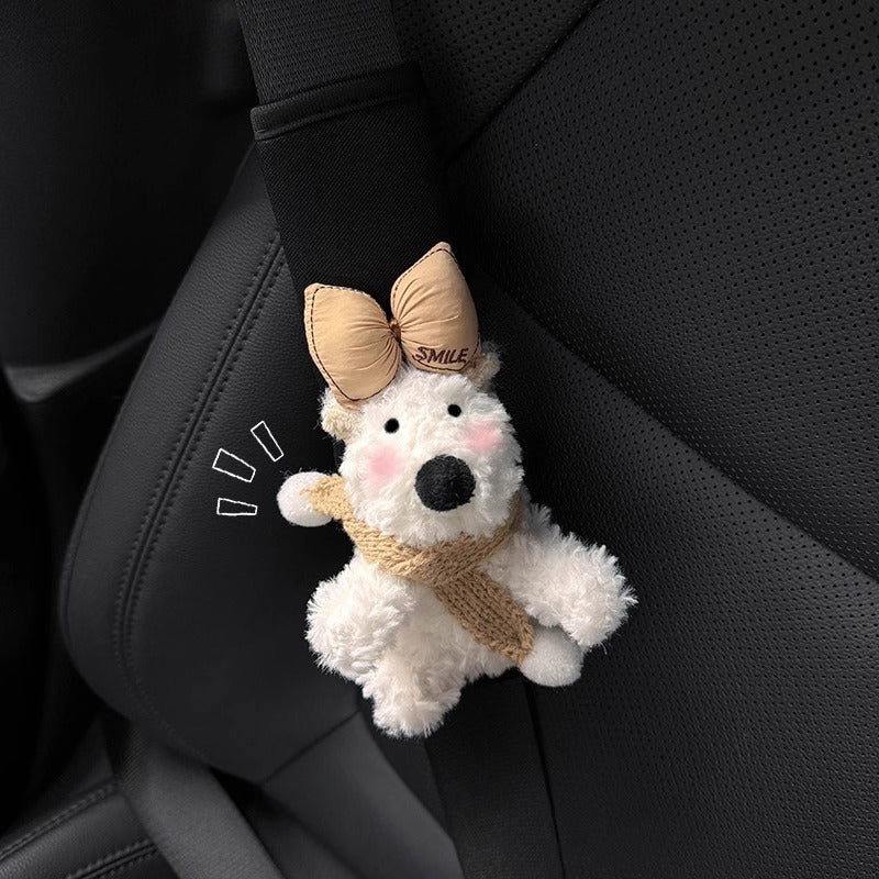 Westie Car Decoration - Cute Dog Doll Ornaments