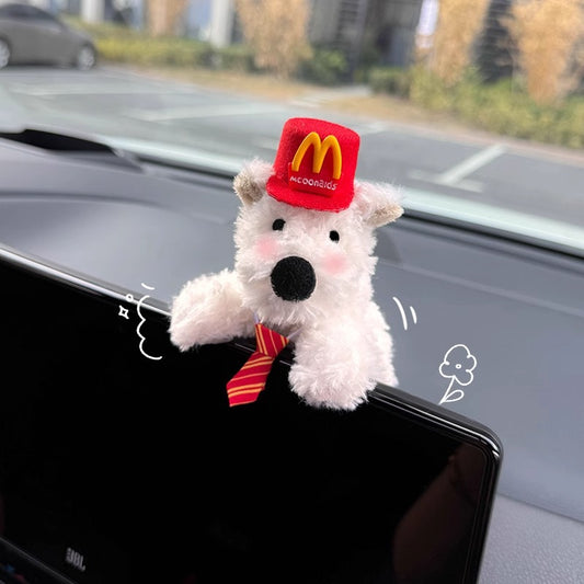 Westie Car Decoration - Cute Dog Doll Ornaments
