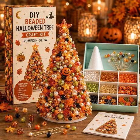 DIY Beaded Holiday Craft Kit – Christmas & Halloween Designs