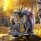 Fairy & Pink Dragon Acrylic Garden Stake – Waterproof Yard Decoration
