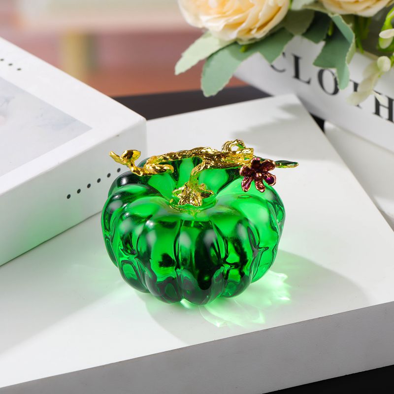 Creative Crystal Pumpkin Decorations