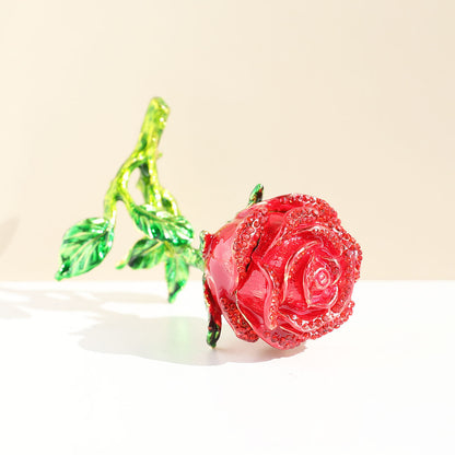 Minimalist Ceramic Rose Ornament - Desk & Home Decor