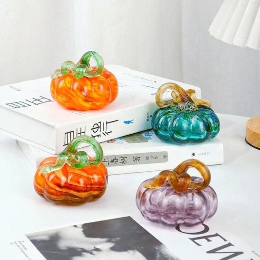 Pumpkin - Handmade Glass Ornament Nordic Minimalist Colored Glass Décor