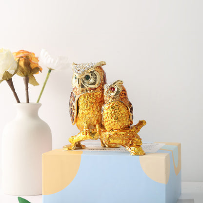 Enamel Jewelry Trinket Box – Creative Metal Gift for Rings & Keepsakes