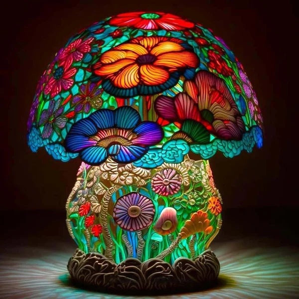 Magic Colorful Mushroom Night Light - Decoration Home USB
