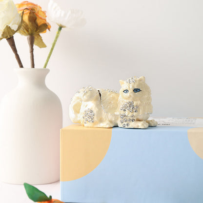 Enamel Jewelry Trinket Box – Creative Metal Gift for Rings & Keepsakes