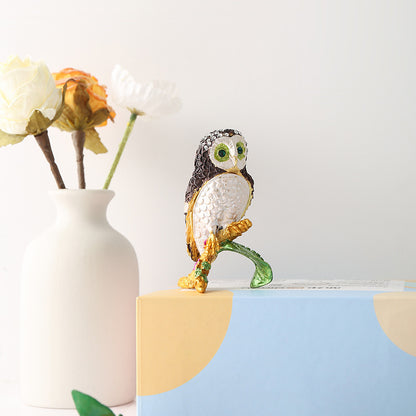 Enamel Jewelry Trinket Box – Creative Metal Gift for Rings & Keepsakes