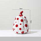 Polka Dot Pumpkin Decor - Vibrant Home Accent for Living Room & Study