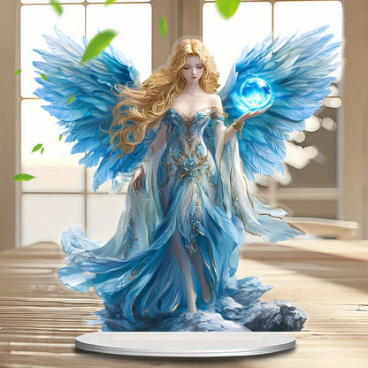 【New】Guardian Angel Statue Acrylic Ornaments 2D