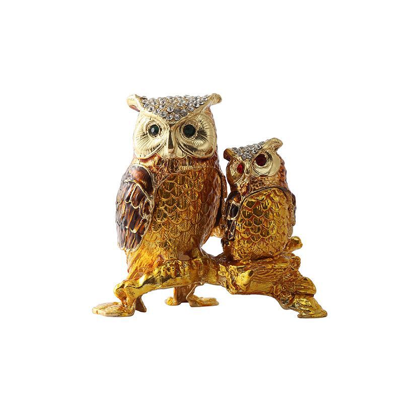 Enamel Jewelry Trinket Box – Creative Metal Gift for Rings & Keepsakes