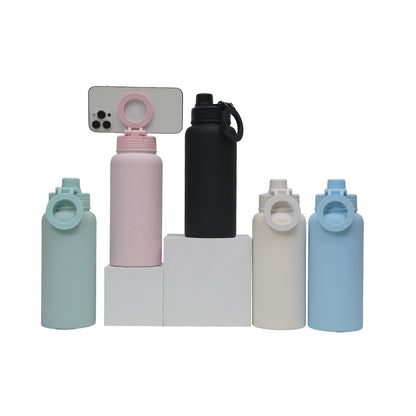 Magnetic 1L Insulated Bottle – Your All-in-One Hydration & Mount Solution for Car, Gym & Office