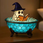 Healing Ghost Reading Lamp - Resin Craftsmanship Guards Your Cozy Reading Moments