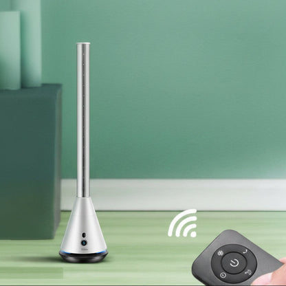 Floor-Standing Silent Bladeless Fan – Blade-Free Design, Gentle Breeze, Undisturbed Sleep All Night Long